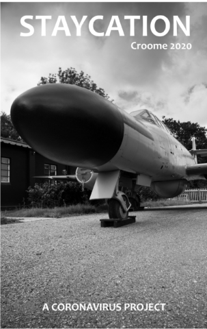 Staycation Cover - Croome 2020 -Gloster Meteor jet