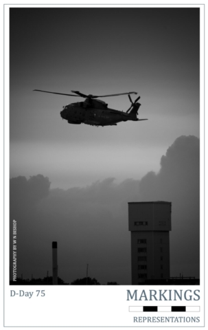 D-Day 75 Markings Series - Merlin RAF Merlin helicopter patrols above Portsmouth