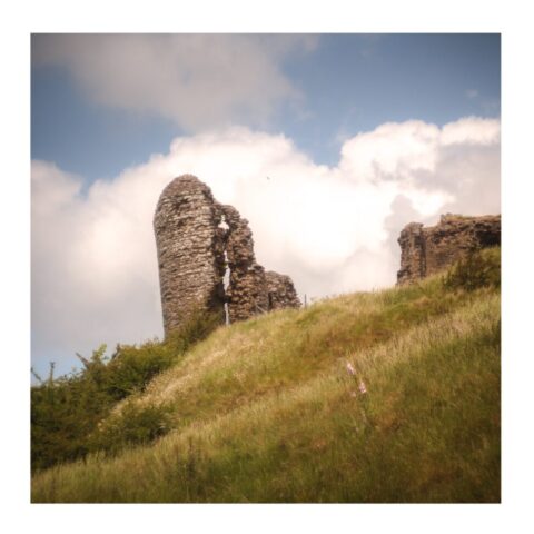 Clun Castle - a ruined medieval castle Clun Castle - a ruined medieval castle