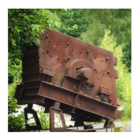 Rusting mine machinery Rusting mine machinery