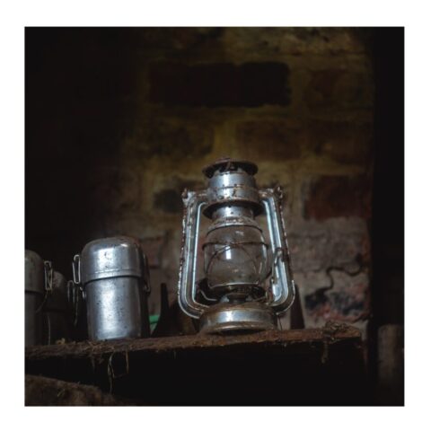 Parafin lamp Parafin lamp and flask