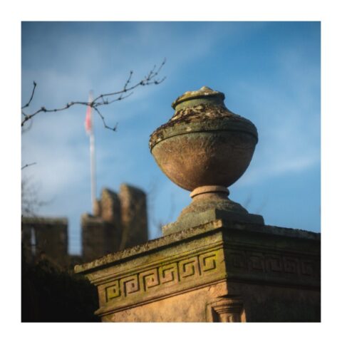 Stokesay Church gravestones The graveyard of St John the Baptist's Church