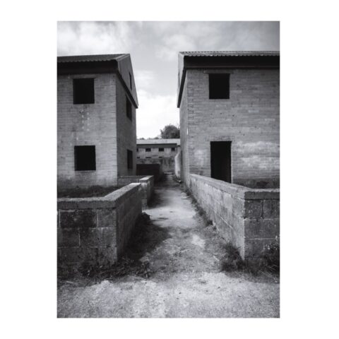 House-like' buildings constructed in the 1970s to aid urban warfare training in Imber village