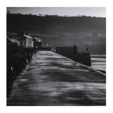 Aberaeron Costal Defence Scheme - Aberaeron from the new breakwater